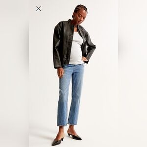 Abercrombie & Fitch Maternity Straight Ankle Jeans